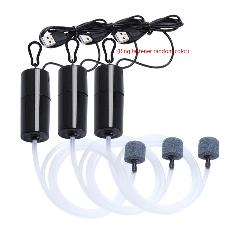 Aquarium USB Air Pump Fish Tank Air Compressor Aquarium Portable Mini Oxygenator Oxygen Aerator Aquarium Accessories 5V