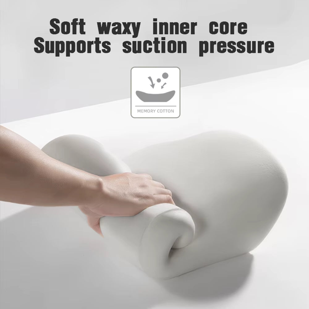Car Headrest Lumbar Support Lumbar Cushion Memory Foam Cushion Backrest Lumbar Pillow Car Comfortable Neck Pillow Car Accsesorie