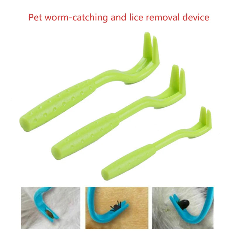 Dog Pet Supplies Pet Plastic Deworming and Flea Removal Cleaning Beauty Tools Shaver Set Cat Dog Pet Supplies