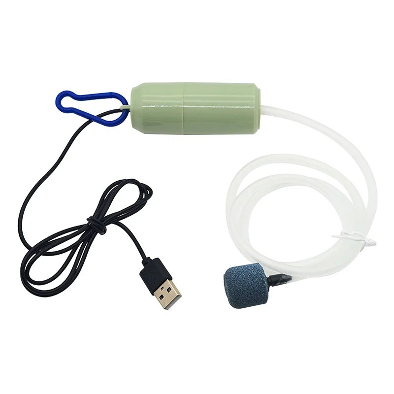 Aquarium USB Air Pump Fish Tank Air Compressor Aquarium Portable Mini Oxygenator Oxygen Aerator Aquarium Accessories 5V