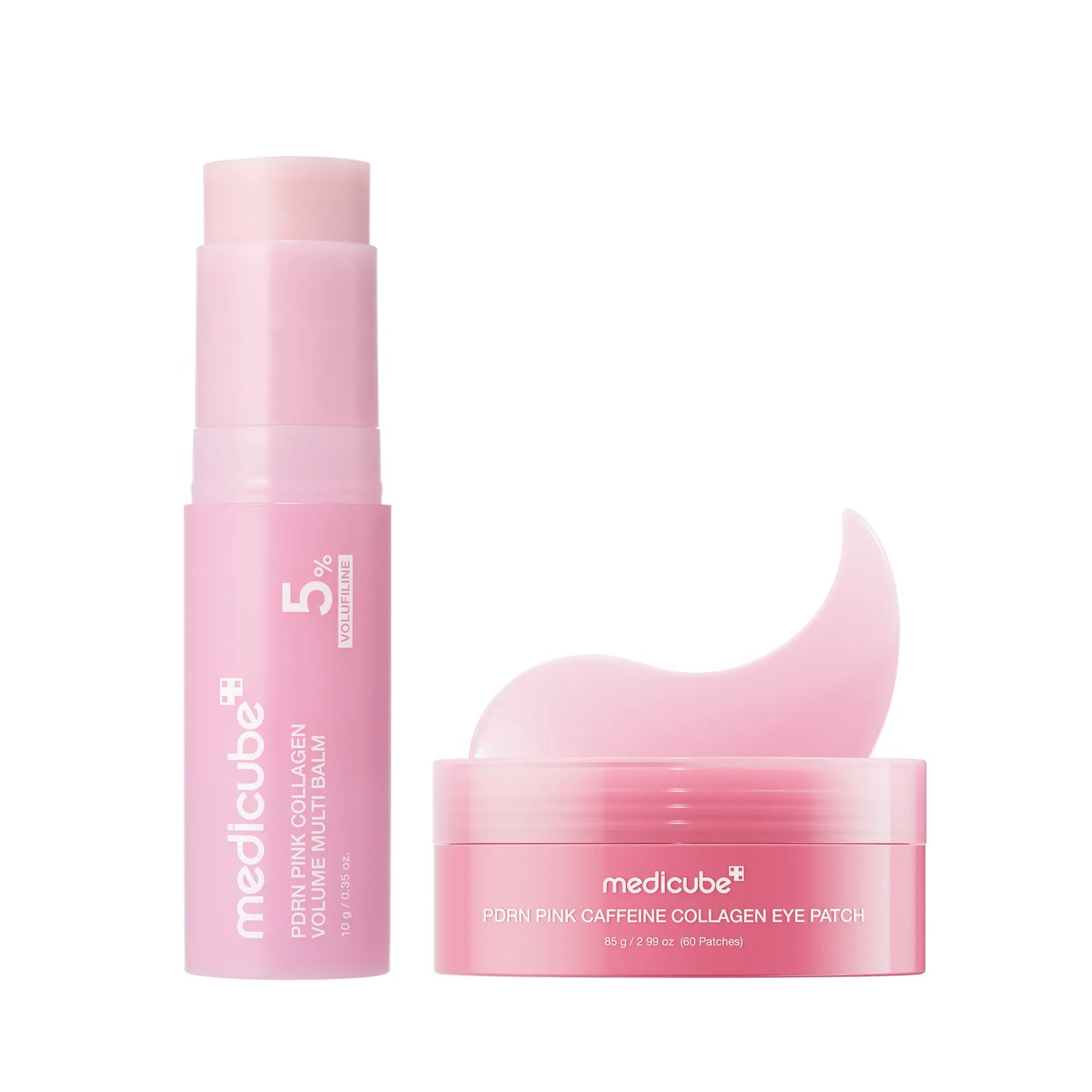 Revitalize Your Skin with Medicube's PDRN Pink Collagen Volume Multi Balm | Ultimate Anti-Aging Solution for Youthful Radiance, Fine Line Reduction, and Deep Hydration | Perfect for Under-Eyes, Neck, Forehead, Smile Lines, and Lips | Korean Skincare Innovation