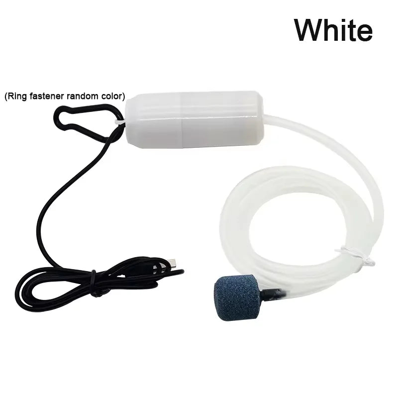 Aquarium USB Air Pump Fish Tank Air Compressor Aquarium Portable Mini Oxygenator Oxygen Aerator Aquarium Accessories 5V