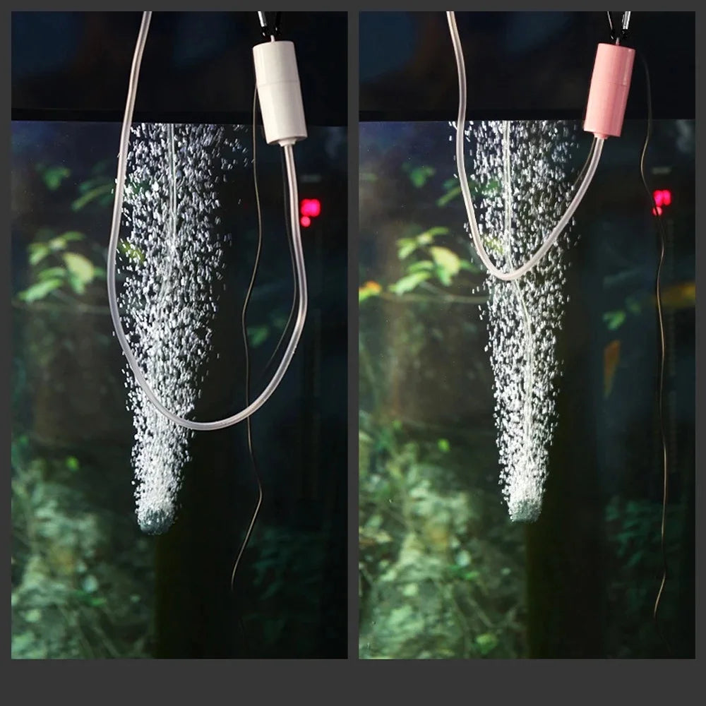 Aquarium USB Air Pump Fish Tank Air Compressor Aquarium Portable Mini Oxygenator Oxygen Aerator Aquarium Accessories 5V
